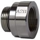 thumbnail image 1 of Adaptador de válvula de drenaje de aceite EZ Oil Drain Valve A-211 Silver, 1 of 4