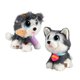 thumbnail image 5 of Perro husky de peluche Pet Rescue Runts II, tamaño mediano, 5 of 7