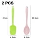 thumbnail image 2 of Juego de 2 mini utensilios de cocina de silicona con espátulas, 2 of 5