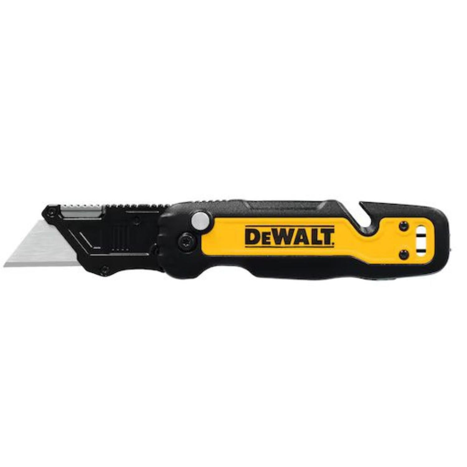 Cuchillo Cartonero Plegable Almacenamiento Dewalt Dwht10992 Negro