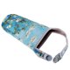 thumbnail image 2 of La bolsa del portador del portador del vaso para el viaje de vacío 30oz aisló la flor azul de la taza, 2 of 4