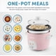 thumbnail image 2 of Hervidor de arroz y cereales Aroma Housewares ARC-302NGP, 1 litro, color rosa, 2 of 3