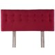 thumbnail image 1 of Respaldo Cama Botone 1.5 Plaza Felpa Rojo, 1 of 4