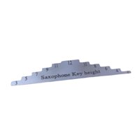 Magideal - Medidor De Altura De Apertura Para Saxofón, Flauta, Clarinete, Accesorios, Herramienta De Reparación De Instrumentos De Viento De Acero Compacto Para