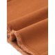thumbnail image 5 of INSPIRE CHIC Falda de Mezclilla de Cintura Alta para Mujer, Falda de Jean hasta la Rodilla con Dobladillo Deshilachado y Bolsillos Rojo Ladrillo M, 5 of 6