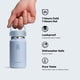 thumbnail image 4 of Botella de agua Hydro Flask Micro aislada de 200 ml, rosa Reef, 4 of 9