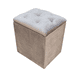 thumbnail image 3 of Pouf Baul Gris Felpa 40*33*45 Rimar, 3 of 5