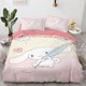 thumbnail image 1 of Cinnamo-roll Cinna-moroll Bedding Set Sheet Set for Kids Adults,All Season Lightweight, 1 of 5