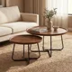 thumbnail image 1 of Juego Mesa De Centro Living Vanguardia Madera Nactural Color Marrón Oscuro, 1 of 8