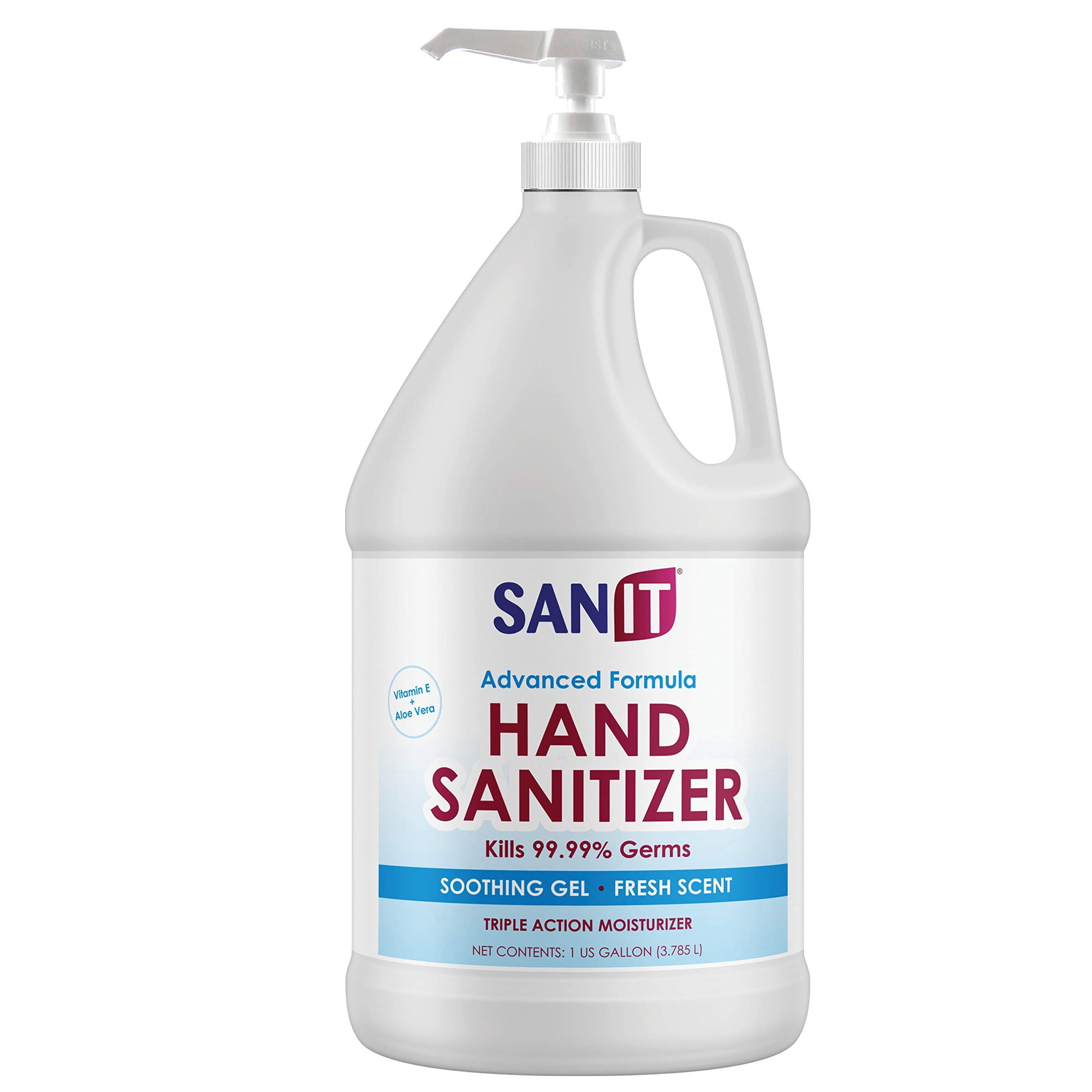 Desinfectante De Manos Sanit Hidratante 70% Alcohol Etílico 1l