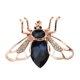 thumbnail image 3 of Crystal Rhinestone Bee Broches Hijab Pins Para Mujer Joyería Regalo Azul, 3 of 3
