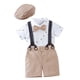 thumbnail image 1 of Traje De Caballero Para Bebé De Verano, Pajarita Para Bebé Niño Para El Hogar, Cumpleaños, Uso Diario, Altura De 80 A 90cm, 1 of 5
