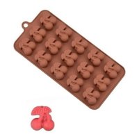 Genérico - Moldes De Chocolate Guindas Molde Chocolate Silicona Cereza