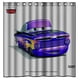 thumbnail image 1 of Cortina de ducha de coches, juego de cortina de baño con ganchos, tamaño 66 x 72 pulgadas, 1 of 3