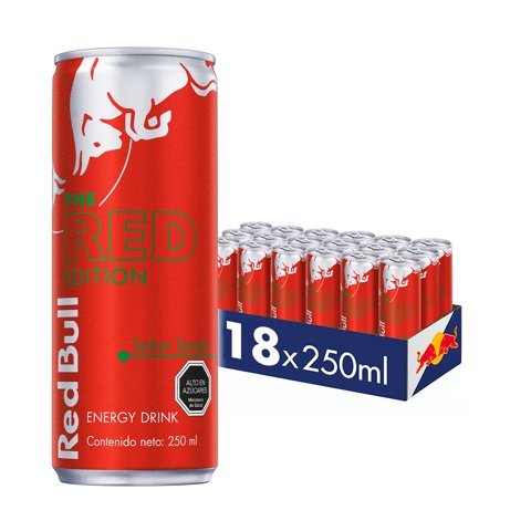 Red Bull Bebida Energética Pack 18 Latas Sandía 250Ml