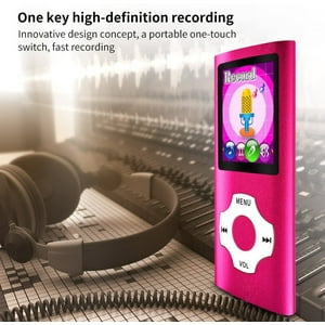 Mymahdi Mp3 / Mp4 Reproductor Portátil, Pantalla Lcd De 1.8 Pulgadas,