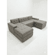 thumbnail image 2 of SOFA U SECCIONAL GRIS LINO, 2 of 3