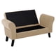 thumbnail image 4 of Banqueta Baul Lua 2c Felpa 20 Beige, 4 of 6
