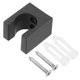 thumbnail image 1 of Uxcell 1 Pcs Soporte de Rociador de Bidé de Mano de Aleación de Zinc con Tornillos Cuadrado Negro, 1 of 6