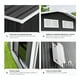 thumbnail image 4 of Bodega Prefabricada Jardín XXL 194x130x184, 4 of 7