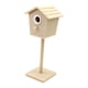 thumbnail image 2 of Casa De Muñecas A Escala 1:12, Casa Para Pájaros, Manualidades Para Hacer Tú Mismo, Regalo Para Fiesta De Pascua, Accesorio Para Jardín De Hadas, Color Madera, 2 of 5