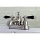 thumbnail image 2 of Grifo para lavabo Kingston Brass KS7008PKL de 4" tipo centerset, níquel cepillado, 2 of 4
