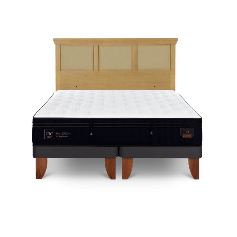 Cic - Cama Europea Super Premium 2 Plaza Base Dividida
