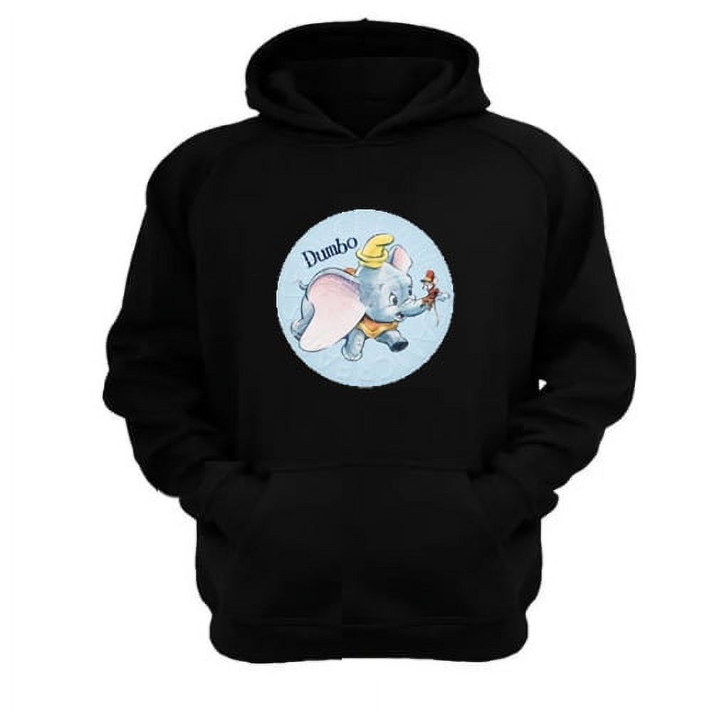 Genérico - Polerón Canguro Elefante Dibujos Animados Negro Talla Xl Unisex