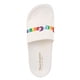 thumbnail image 4 of Sandalia Slide Whimsey White Para Mujer Talla 6, 4 of 6