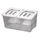 thumbnail image 5 of Compartimentos Extraíbles Del Carrito De Condimentos Refrigerados Para La Barra De Estación De Perritos Calientes Del Hotel 2 Compartimentos, 5 of 5