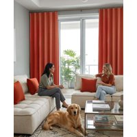 Mylhogar - Juego De Cortinas Blackout Premium Engomadas