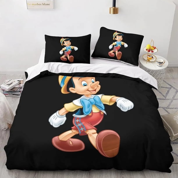 Pinocchio Bedding Set ,Single Twin Full Queen King Size Bed Set ,Home Decor Duvet Cover Beddings Suit Kids Gift Bed Sheets