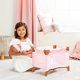 thumbnail image 2 of Cuna plegable para muñecas LullaBaby, color rosa, con estampado de estrellas, 2 of 7