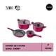 thumbnail image 3 of Bateria De Cocina 7 Piezas Soho Cherry Aluminio Forjado, 3 of 10