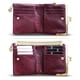 thumbnail image 3 of Monedero pequeño RFID para mujer, compacto, plegable, de piel, estilo vintage, con cremallera y cierre de boquilla., 3 of 6