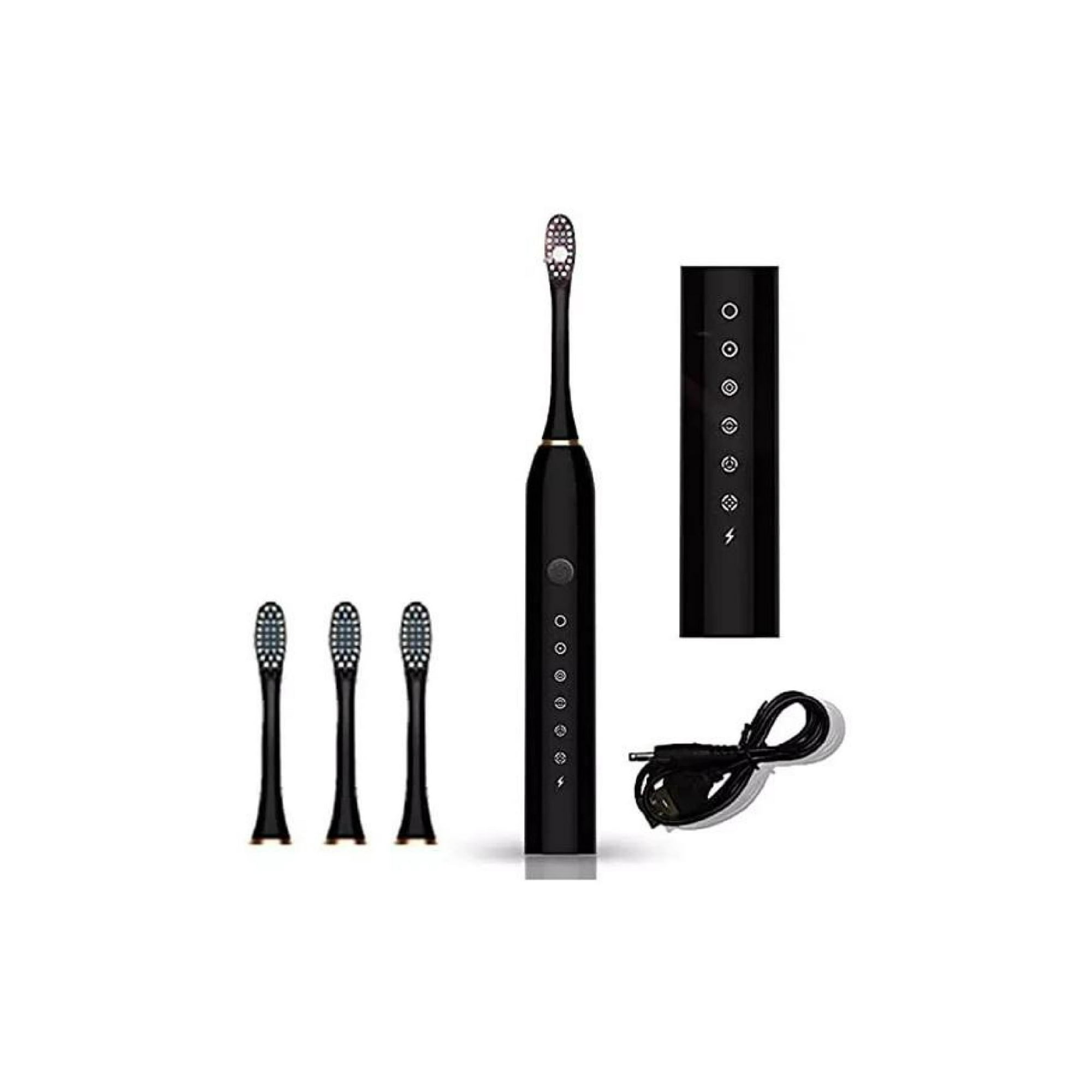 Recargable. - Cepillo Dientes Eléctrico Recargable Usb Limpieza Negro.