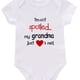 thumbnail image 1 of Newborn Baby Romper Letter Print Cute Jumpsuit, Short-sleeved Cotton Romper, Perfect For Baby Photoshoot & Pregnancy Gift, 1 of 5