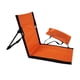thumbnail image 3 of Silla De Piso Con Respaldo Silla De Camping Portátil Para Césped Pesca Senderismo 38 Cm X 68 Cm X 40 Cm Naranja, 3 of 5