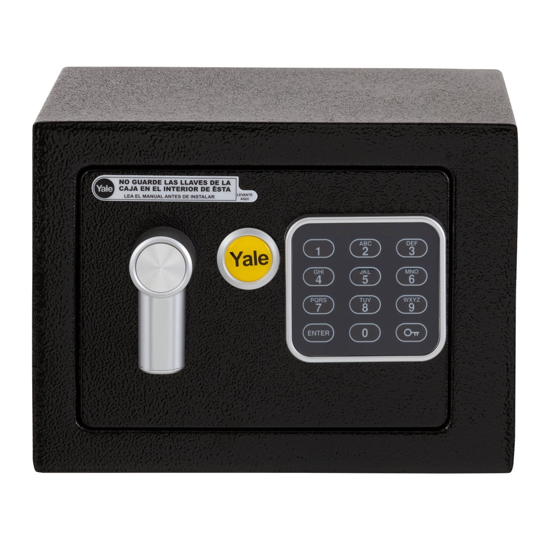 Caja Fuerte De Seguridad Digital Yale Mini Negro 4,2 Lts.