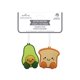 thumbnail image 3 of Adornos navideños Hallmark Better Together Avocado & Toast, 3 of 5