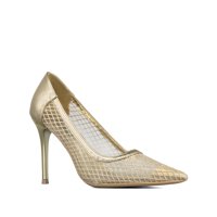 Zapato Taco Alto Elegante Malla Moda Mujer Weide Ghe36