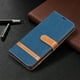thumbnail image 1 of Stylish Denim Patchwork Flip Cover Wallet Case for Xiaomi Redmi Note 12 Series & Redmi Note 10 Series - Card Stand Slot Phone Cover, 1 of 3