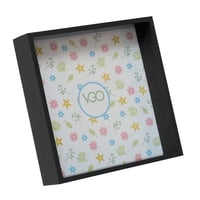 Vgo - Marco 13X13 Plastico Negro