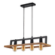 thumbnail image 1 of "Lámpara Colgante Belug Madera Industrial Diseño Cuadrado Negro ", 1 of 5