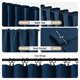 thumbnail image 3 of Cortinas Blackout Joydeco Térmicas Aislantes Azul Marino 213 cm, 3 of 9