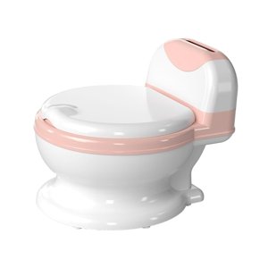 Magideal - Inodoro Realista, Silla Para Orinal Para Niños Pequeños, Orinal Cómodo Y Realista Con Sensación Real, Para Dormitorio, Niñas Pequeñas, Niños, Orinal D Rosa