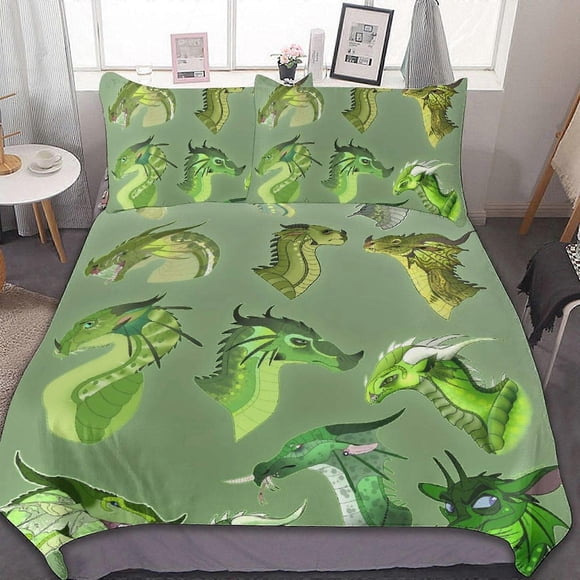 Wings Of Fire Pattern3 Pieces Bedding Se Soft Comforter Se Decor Bedroom Gif