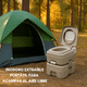 thumbnail image 4 of Baño Químico Portátil 20 Litros Reusable Camping Outdoor, 4 of 9