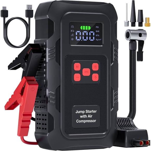 Arrancador HPBS 5000A con compresor de aire 12V portátil