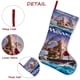 thumbnail image 5 of Moana 2 Tema: Calcetines de Navidad, fino lino blanco para colgar en escaleras y chimenea, decoración navideña para el hogar, regalo de Navidad. 45cm × 32cm, 5 of 5